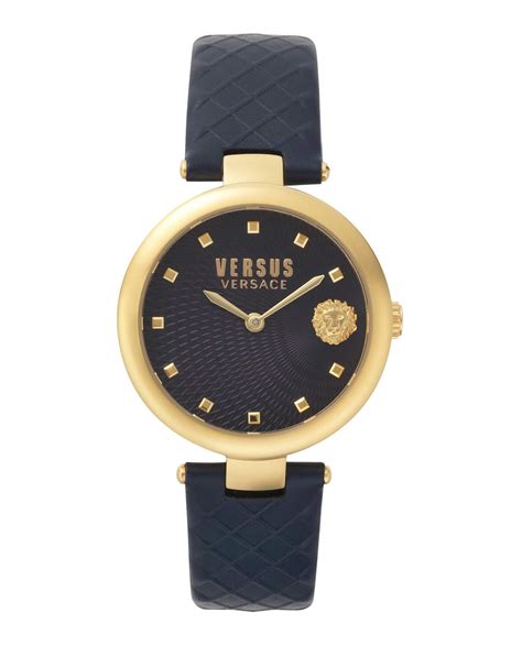 orologio versus versace logo pelle nero|Orologio Donna VERSUS Versace COVENT GARDEN .